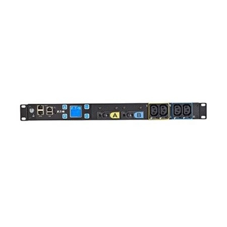 Eaton PDU, Metered, Rack Mounted, C13, L6-30P, 10 ft., Black EMIT05-10